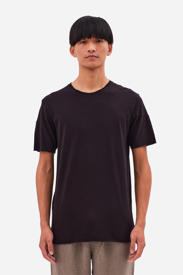 Τ-Shirt με Ακατέργαστες Λεπτομέρειες
