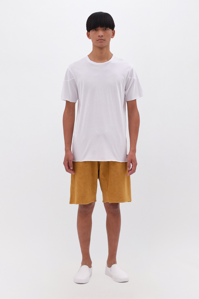 Τ-Shirt με Ακατέργαστες Λεπτομέρειες
