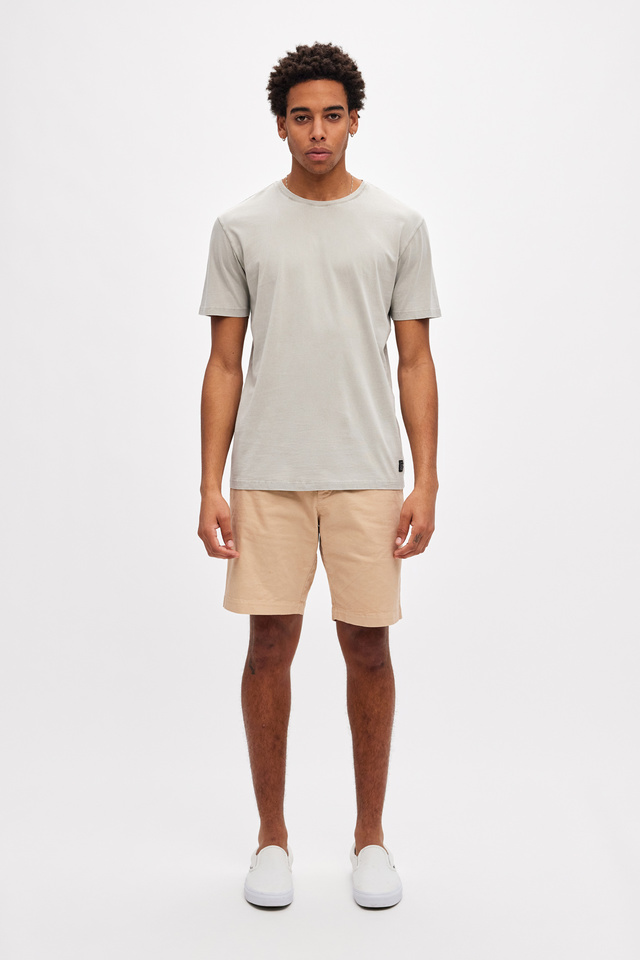 Τ-shirt with Round Neckline in Regular Fit