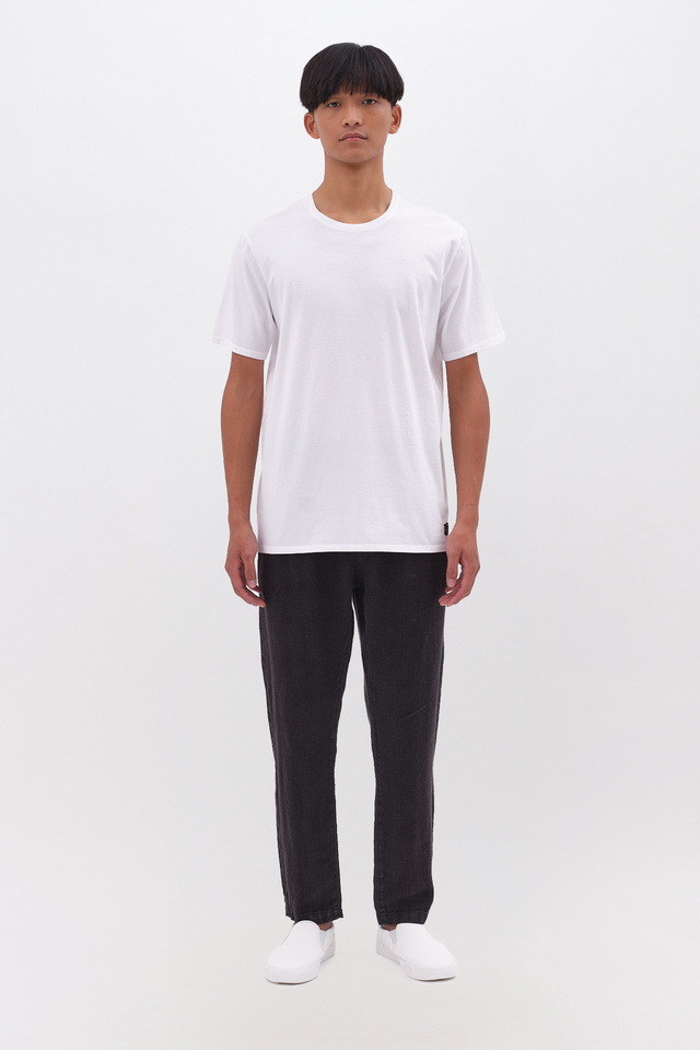 Τ-shirt with Round Neckline in Regular Fit