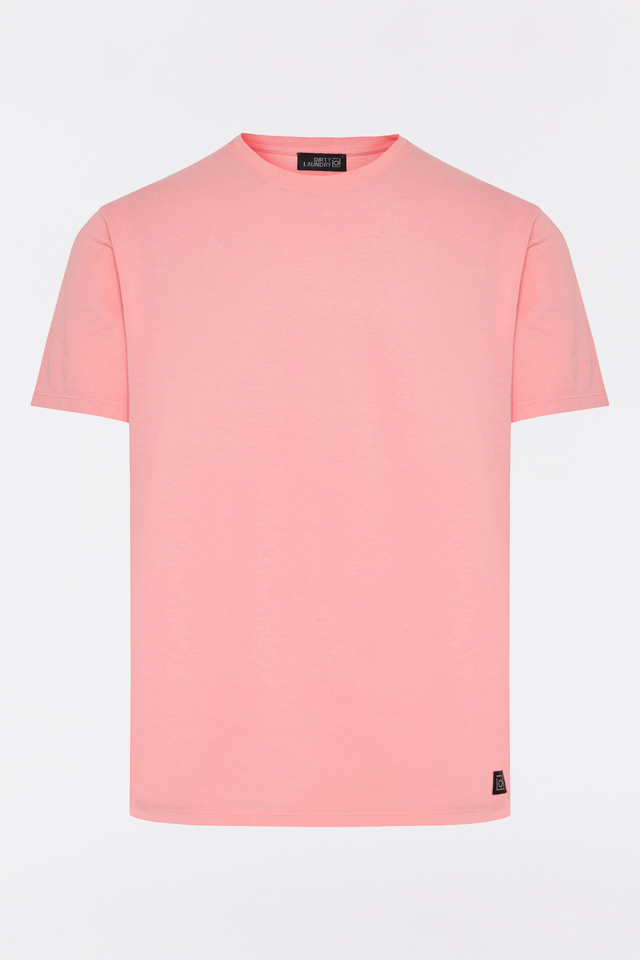 Τ-shirt με Στρογγυλή Λαιμόκοψη σε Κανονική Γραμμή