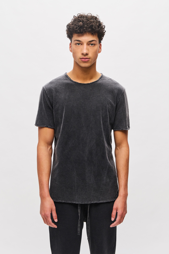 T-Shirt with Round Cut Neckline