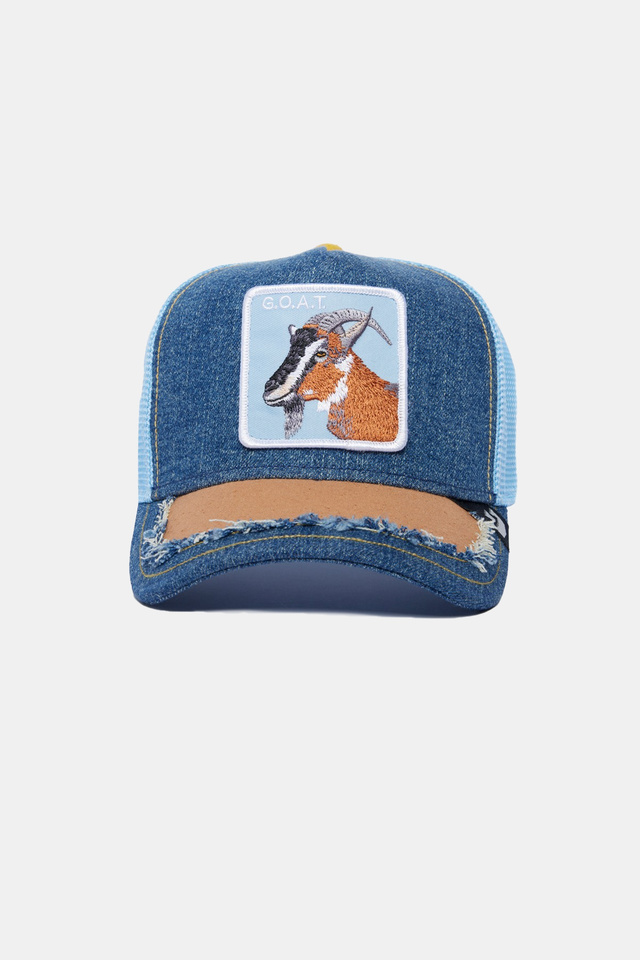 Baseball Cap Silky Goat, Denim