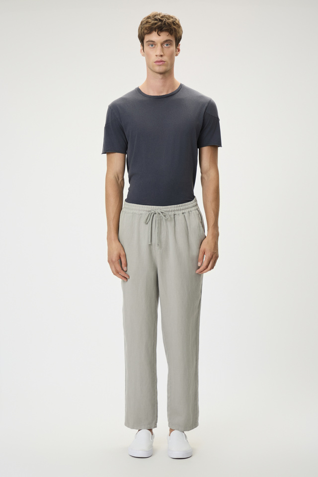 Λινό Παντελόνι σε Κανονική Γραμμή