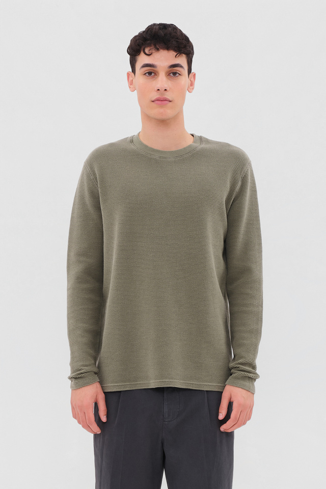 Waffle Longsleeve Top