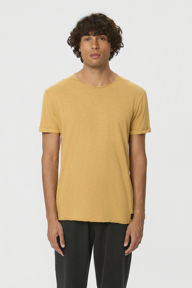 T-Shirt with Round Cut Neckline