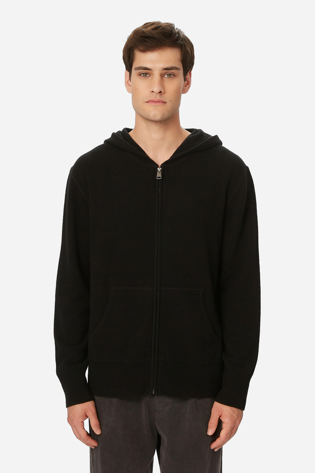 Cashmere Ζακέτα με Κουκούλα