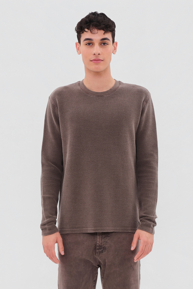 Waffle Longsleeve Top