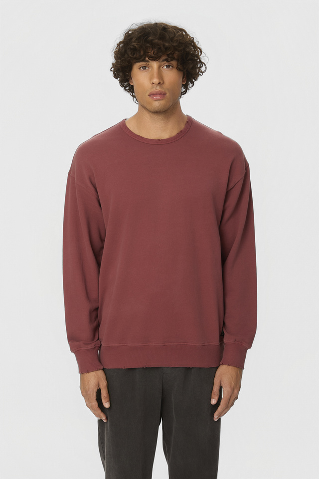 Crewneck with Round Cut Neckline