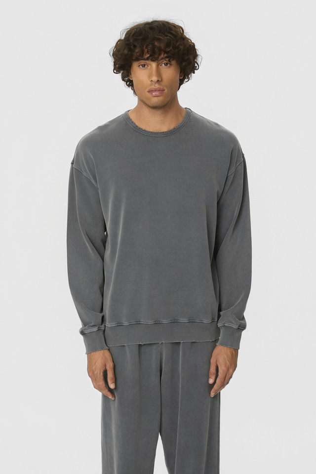 Crewneck with Round Cut Neckline