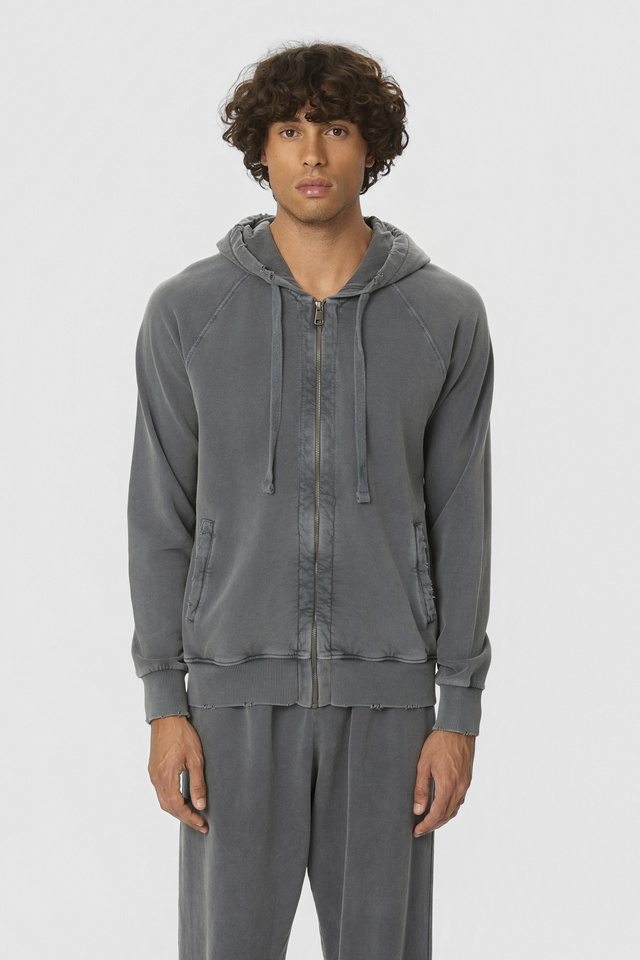 Full Zip In Regular Fit With Raglan Sleeves