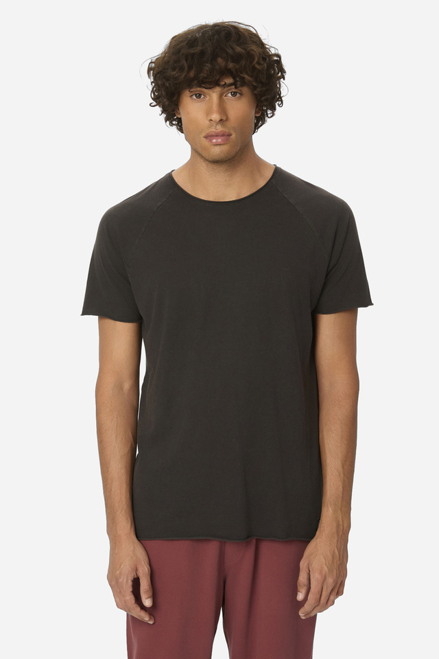 Raw Edge Raglan T-Shirt