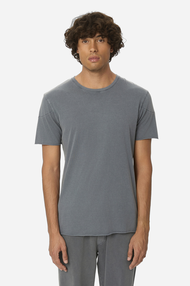 T-shirt με Ανοιχτές Ραφές