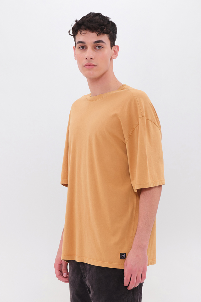 Oversized T-shirt with Dropped Shoulders