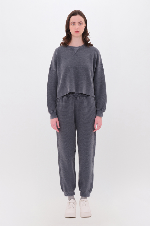 Waffle Cuffed Sweatpants