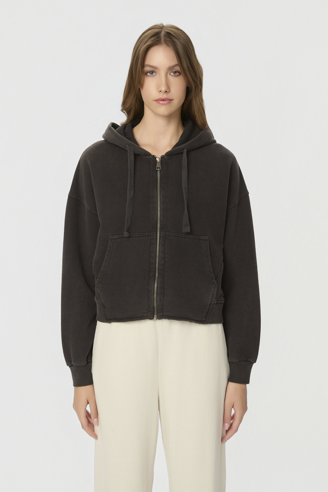 Ζακέτα Cropped Σε Boxy Γραμμή