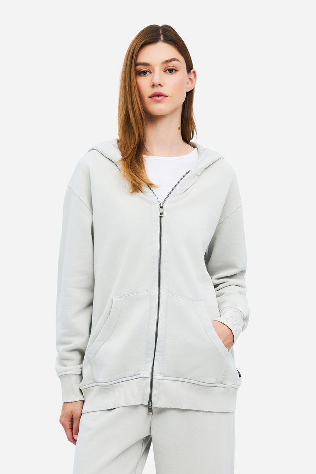 Oversized Full Zip with Damages