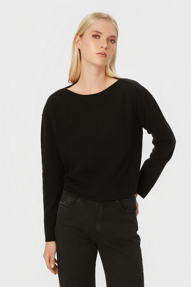 Cashmere Cropped Sweater