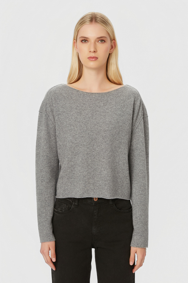 Cashmere Cropped Sweater