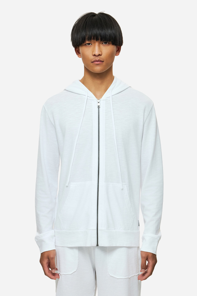 Slub Full Zip in Regular Fit