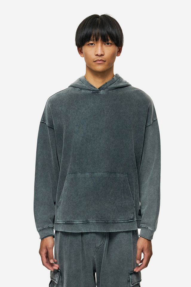 Oversized Hoodie with Destroyed Details