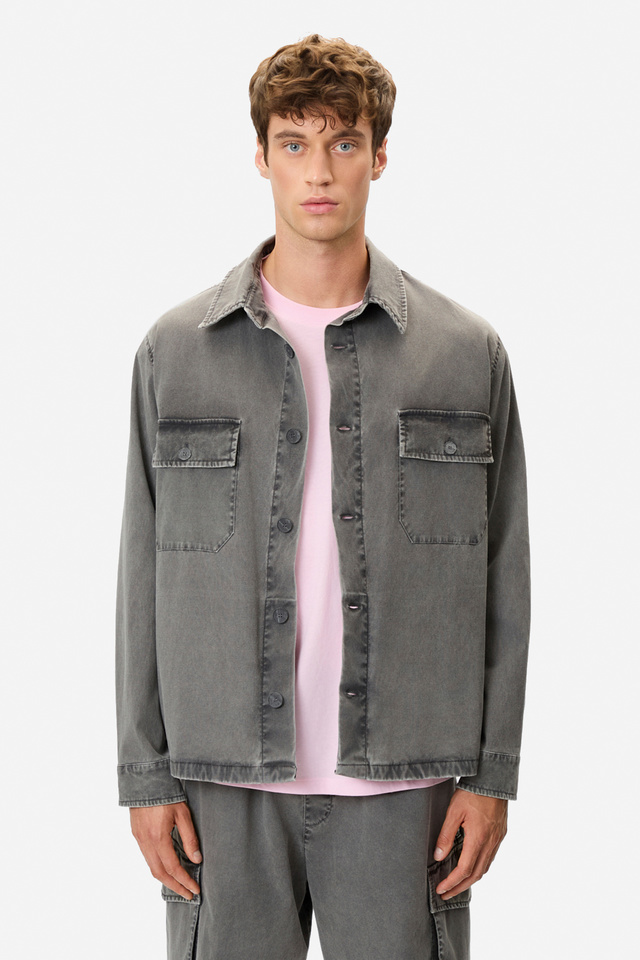 Relaxed Overshirt with Pockets