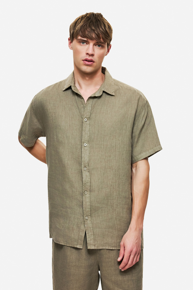 SHORTSLEEVE LINEN SHIRT