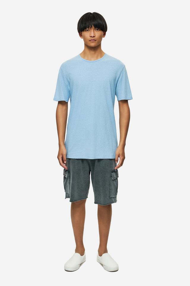 Cargo Sweatbermuda with Damages in Relaxed Fit