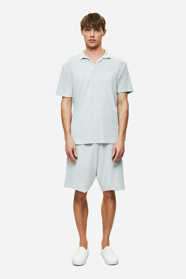 Terry Towel Sweatbermuda in Relaxed Fit
