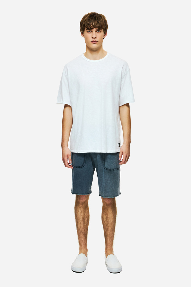 Raw Edge Sweat Bermuda Shorts