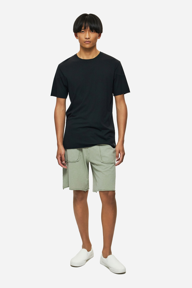 RAW EDGES SWEATBERMUDA