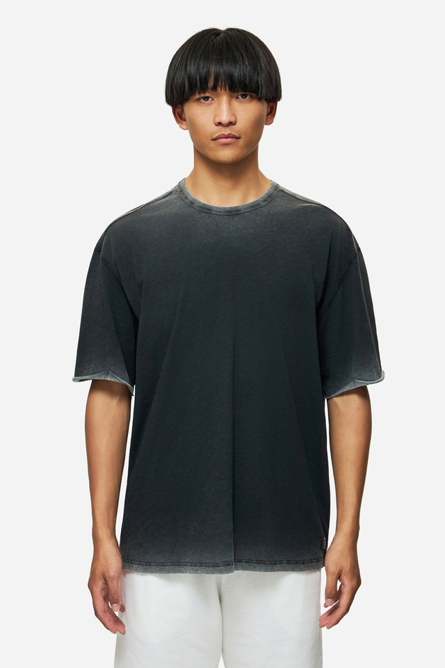 Oversized T-shirt με Λεπτομέρειες στα Μανίκια