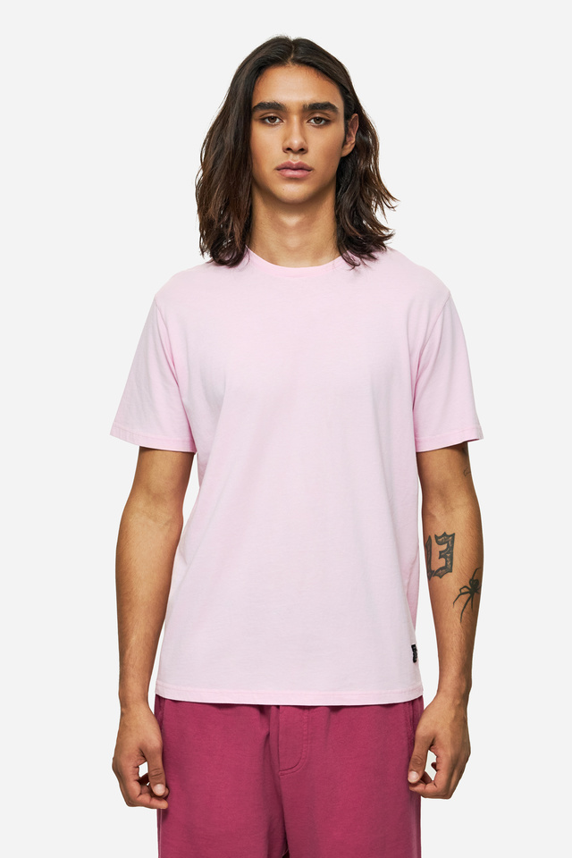 Τ-shirt με Στρογγυλή Λαιμόκοψη σε Κανονική Γραμμή
