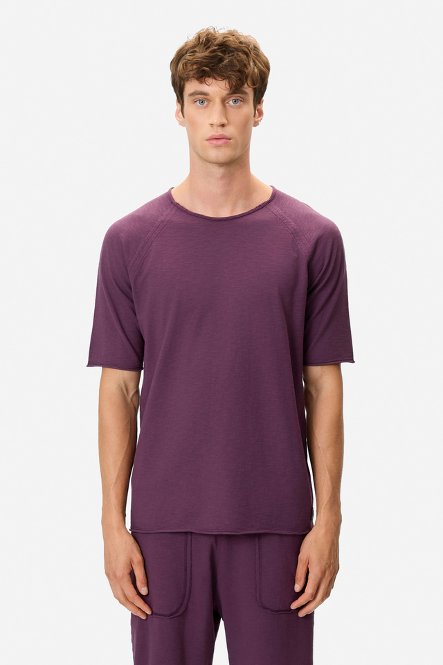 T-Shirt με Ρεγκλάν Μανίκια