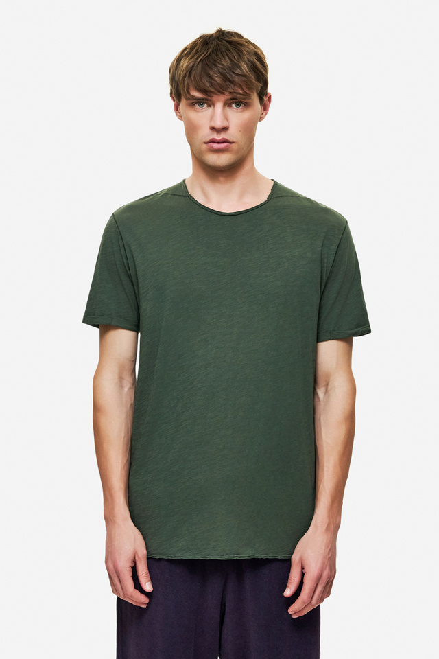 T-shirt με Στρογγυλή Λαιμόκοψη