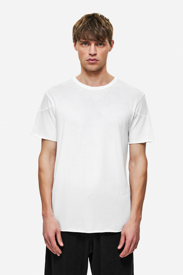 T-shirt με Ανοιχτές Ραφές