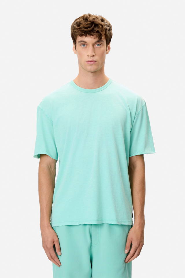 Oversized T-Shirt with Sleeve Stitches