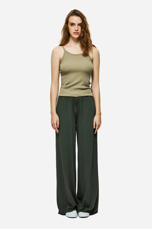 WIDE LEG SWEATPANTS