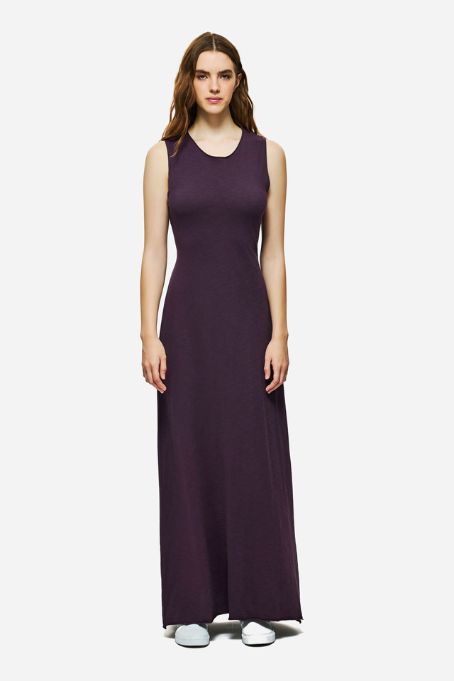 MAXI SLUB DRESS