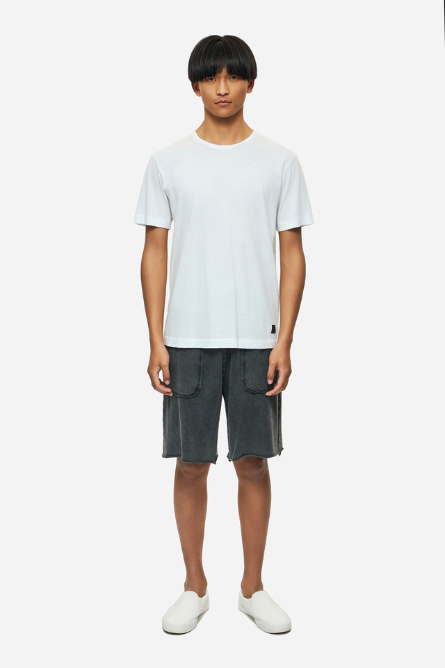 RAW EDGES SWEATBERMUDA