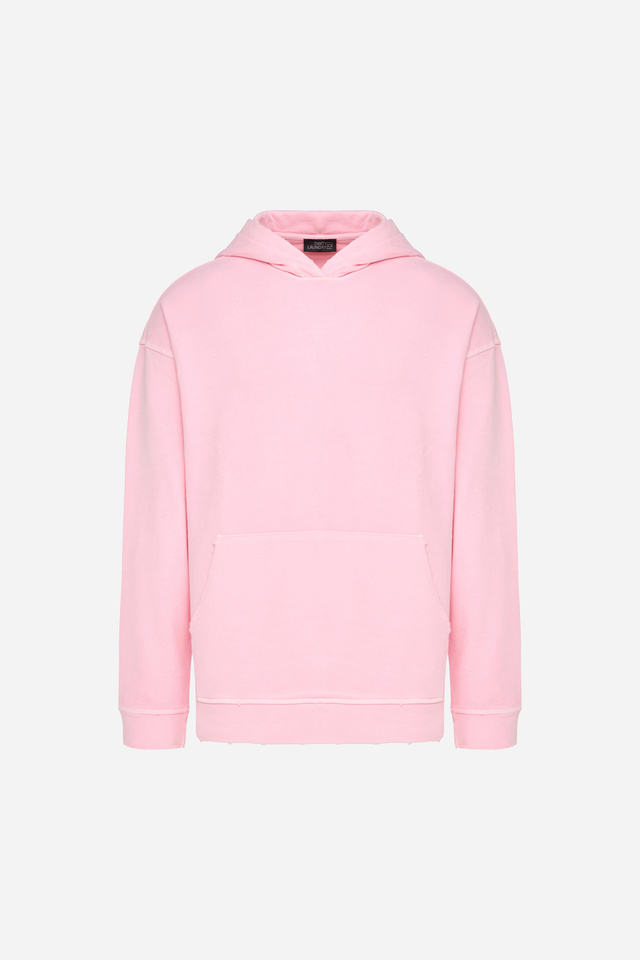 Oversized Hoodie with Destroyed Details