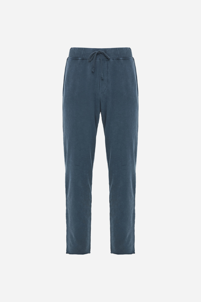 Sweatpants with Raw Cut Edges in Regular Fit