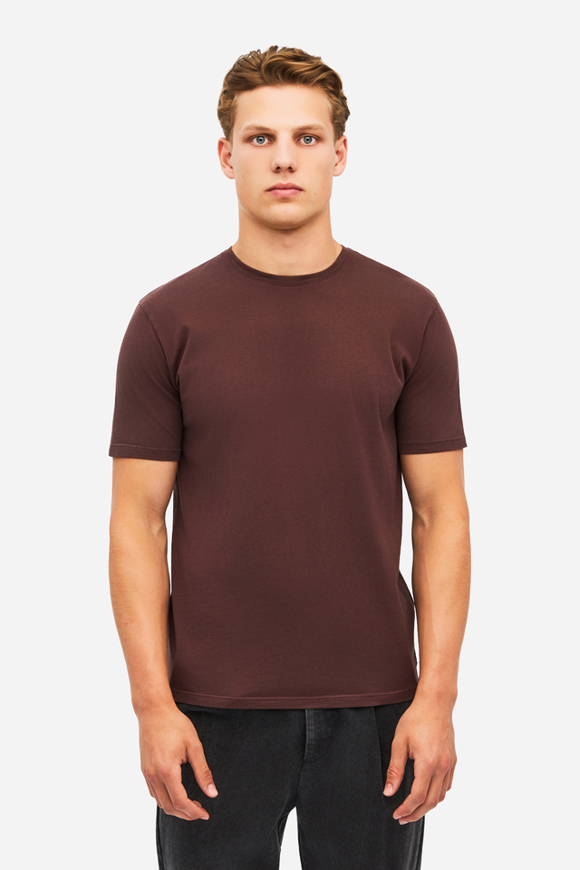 Τ-shirt with Round Neckline in Regular Fit