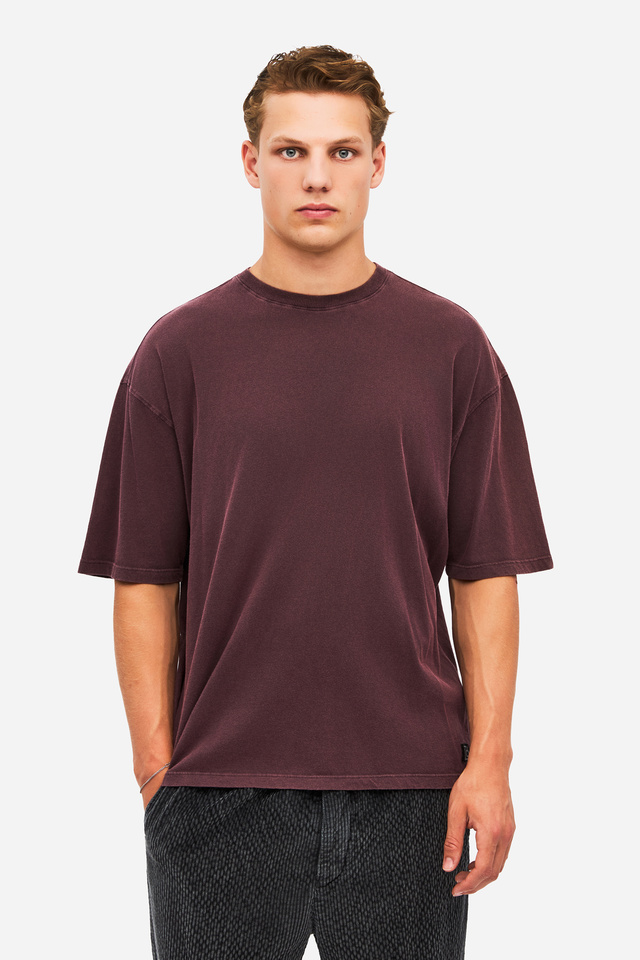 Oversized T-shirt with Dropped Shoulders