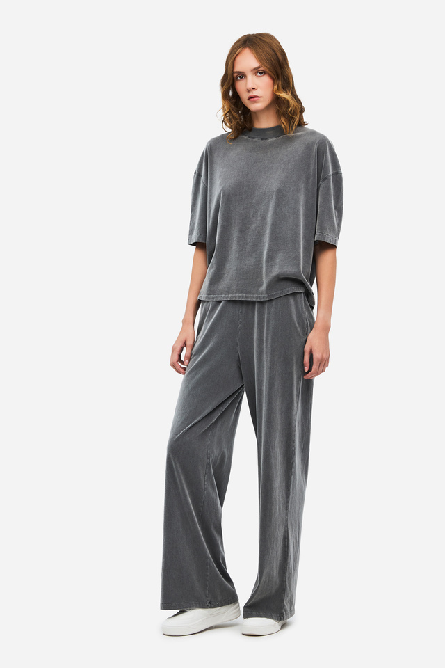 Women's Wide Leg Lightweight Cotton Sweatpants