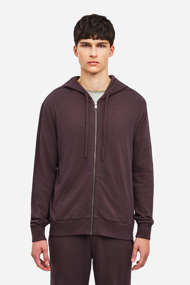 Regular Knitted Slub Full-Zip Ζακέτα