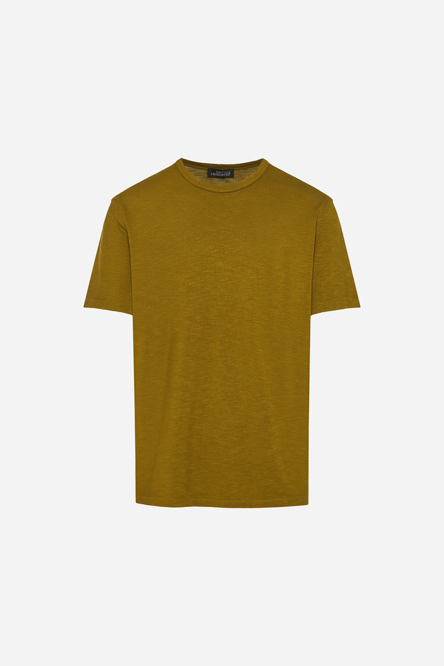 Men's Cotton Slub Crew Neck T-Shirt