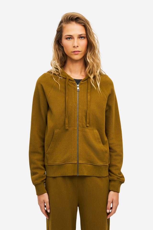 Γυναικεία Piquet Fleece Full Zip Ζακέτα