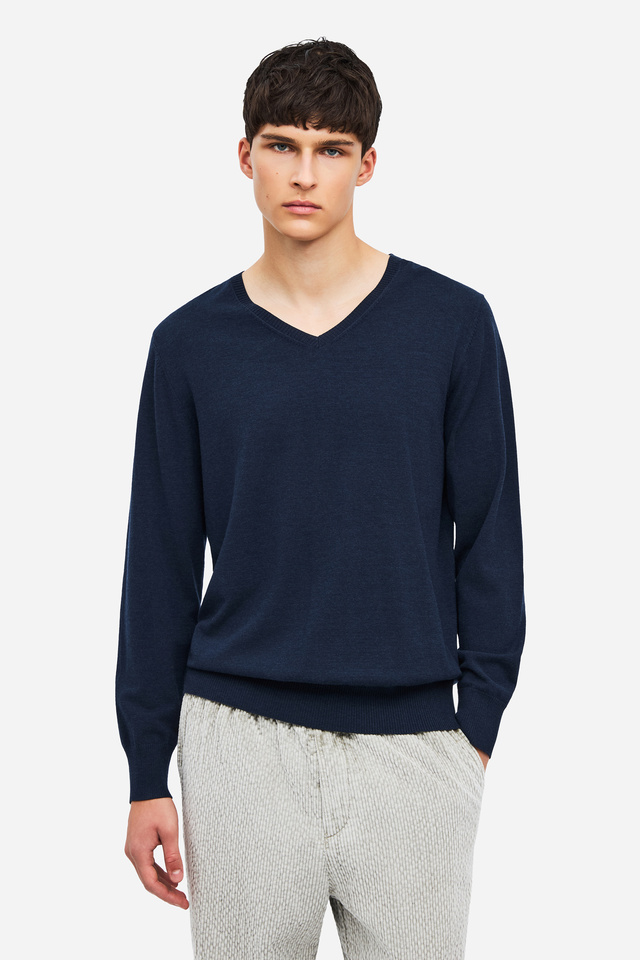 CASHMERE BLEND V- NECK