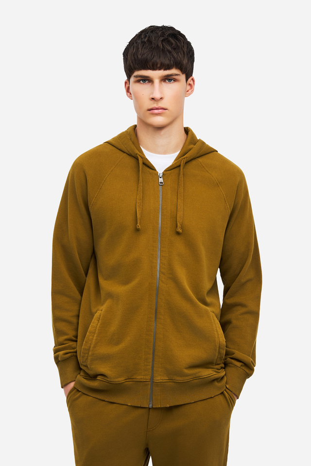 Full Zip In Regular Fit With Raglan Sleeves